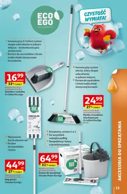 Auchan - gazetka promocyjna Gazetka Strefa Porządki Hipermarket Auchan od środy 18.03 do wtorku 07.04 - strona 13
