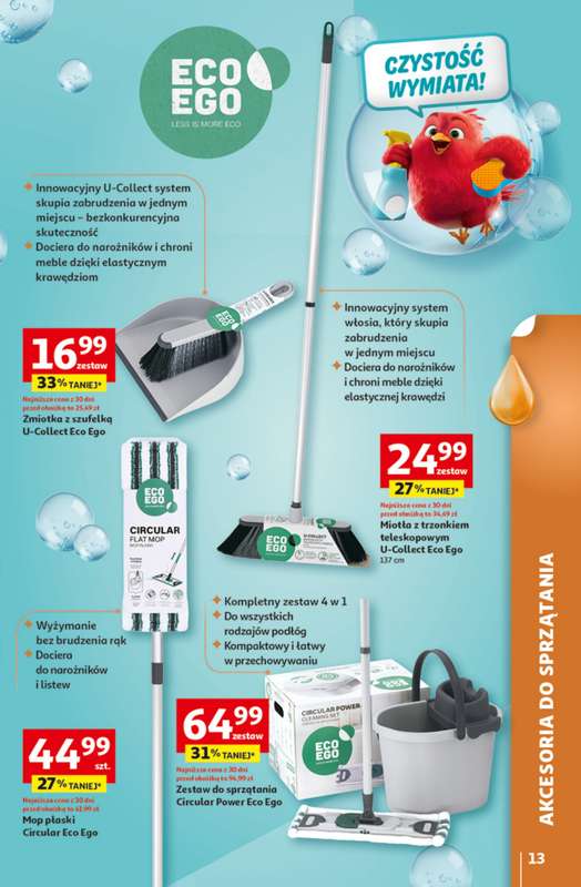 Auchan - gazetka promocyjna Gazetka Strefa Porządki Hipermarket Auchan od środy 18.03 do wtorku 07.04 - strona 13