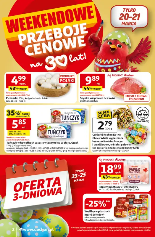 Auchan - gazetka promocyjna Gazetka 30 Lat Supermarket Auchan   - strona 2