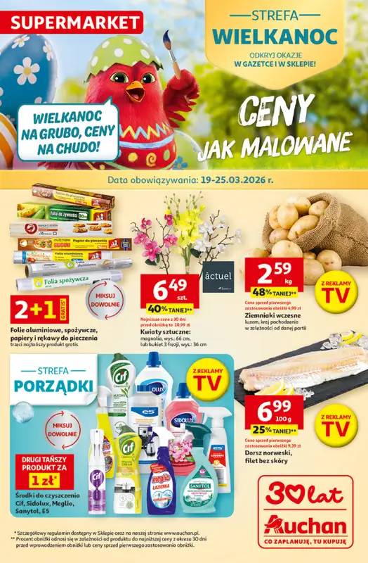 Auchan - gazetka promocyjna Gazetka 30 Lat Supermarket Auchan  