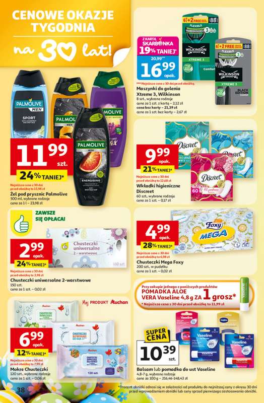 Auchan - gazetka promocyjna Gazetka 30 Lat Hipermarket Auchan od czwartku 19.03 do środy 25.03 - strona 38