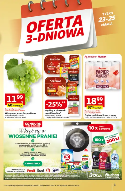 Auchan - gazetka promocyjna Gazetka 30 Lat Hipermarket Auchan   - strona 3
