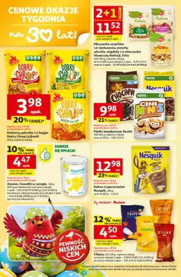 Auchan - gazetka promocyjna Gazetka 30 Lat Hipermarket Auchan od czwartku 19.03 do środy 25.03 - strona 30