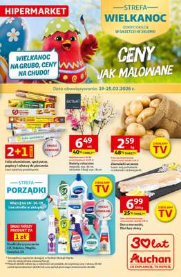 Auchan - gazetka promocyjna Gazetka 30 Lat Hipermarket Auchan od czwartku 19.03 do środy 25.03