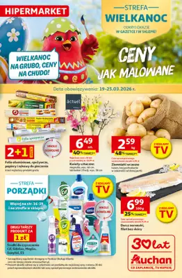 Auchan - gazetka promocyjna Gazetka 30 Lat Hipermarket Auchan od czwartku 19.03 do środy 25.03