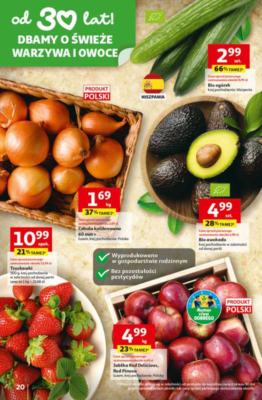 Auchan - gazetka promocyjna Gazetka 30 Lat Hipermarket Auchan od czwartku 19.03 do środy 25.03 - strona 20
