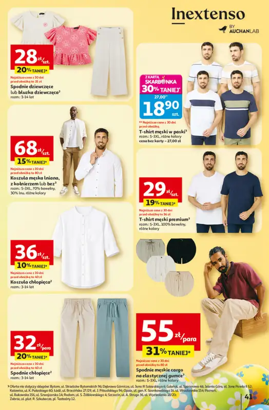 Auchan - gazetka promocyjna Gazetka 30 Lat Hipermarket Auchan od czwartku 19.03 do środy 25.03 - strona 41