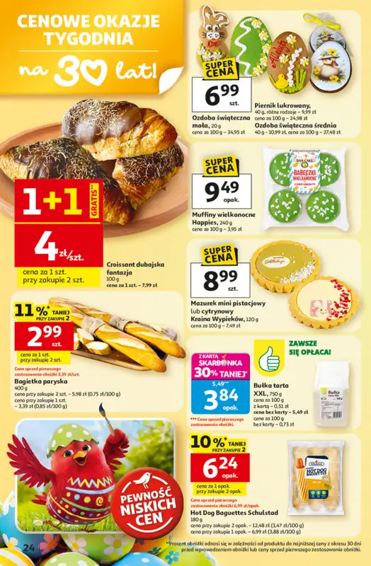 Auchan - gazetka promocyjna Gazetka 30 Lat Hipermarket Auchan od czwartku 19.03 do środy 25.03 - strona 24