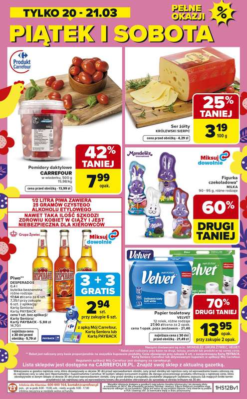 Carrefour Market - gazetka promocyjna Gazetka Weekend promek już od czwartku od czwartku 19.03 do soboty 21.03 - strona 8