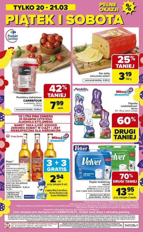 Carrefour Market - gazetka promocyjna Gazetka Weekend promek już od czwartku od czwartku 19.03 do soboty 21.03 - strona 8