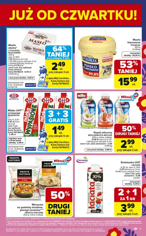 Carrefour Market - gazetka promocyjna Gazetka Weekend promek już od czwartku od czwartku 19.03 do soboty 21.03 - strona 3