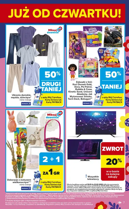 Carrefour Market - gazetka promocyjna Gazetka Weekend promek już od czwartku od czwartku 19.03 do soboty 21.03 - strona 7