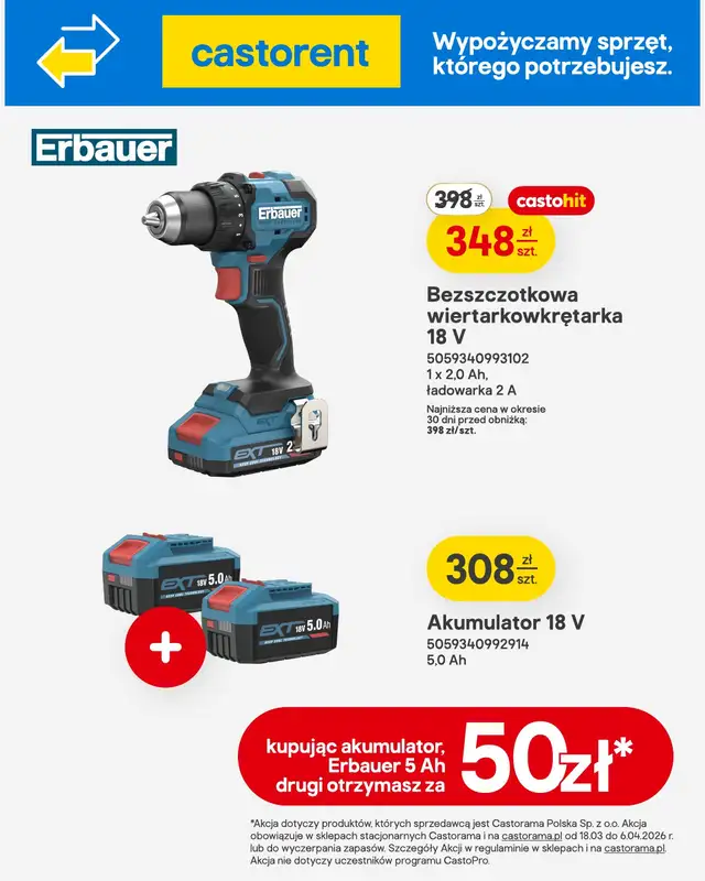 Castorama - gazetka promocyjna Budowa i remont od środy 18.03 do poniedziałku 06.04 - strona 10