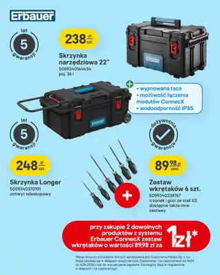 Castorama - gazetka promocyjna Budowa i remont od środy 18.03 do poniedziałku 06.04 - strona 9