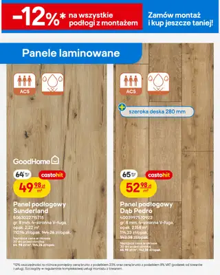 Castorama - gazetka promocyjna Drzwi, podłogi, tekstylia od środy 18.03 do poniedziałku 06.04 - strona 10