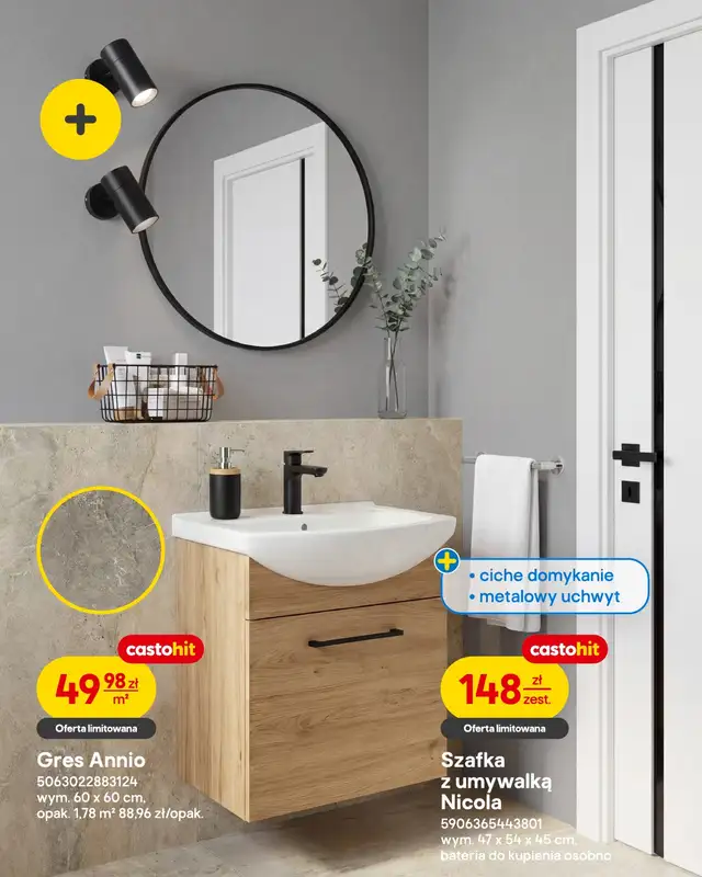 Castorama - gazetka promocyjna Łazienka i kuchnia od środy 18.03 do poniedziałku 06.04 - strona 5