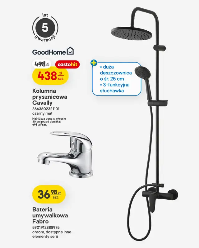 Castorama - gazetka promocyjna Łazienka i kuchnia od środy 18.03 do poniedziałku 06.04 - strona 4