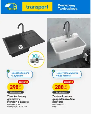 Castorama - gazetka promocyjna Łazienka i kuchnia od środy 18.03 do poniedziałku 06.04 - strona 22