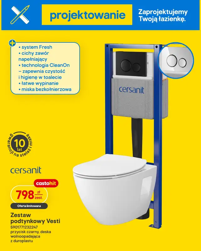 Castorama - gazetka promocyjna Łazienka i kuchnia od środy 18.03 do poniedziałku 06.04 - strona 7