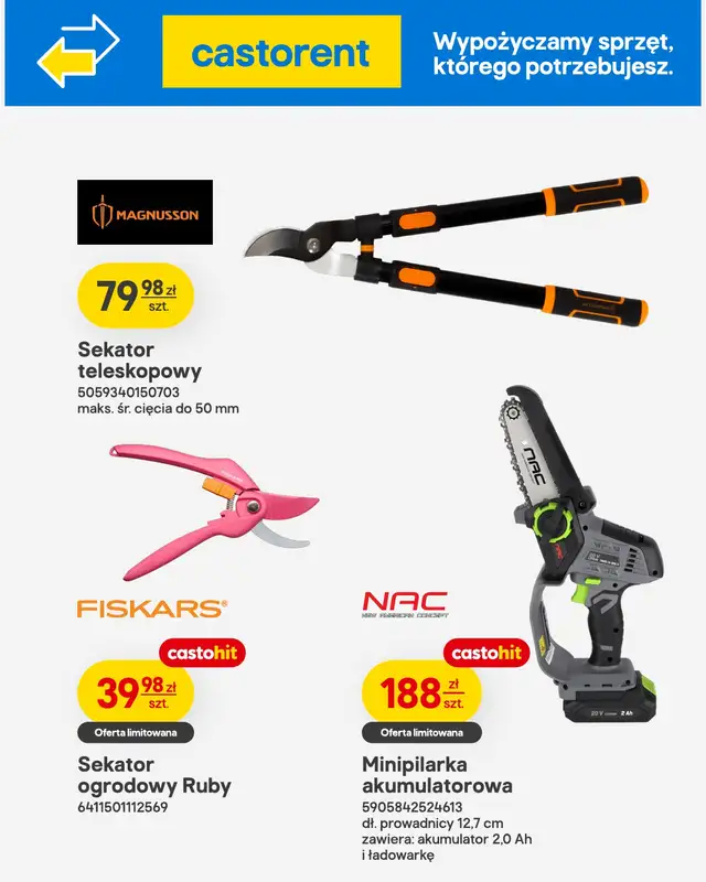 Castorama - gazetka promocyjna Ogród od środy 18.03 do poniedziałku 06.04 - strona 9