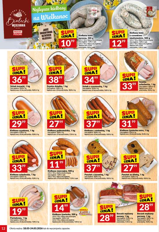 Twój Market - gazetka promocyjna Gazetka od środy 18.03 do wtorku 24.03 - strona 12