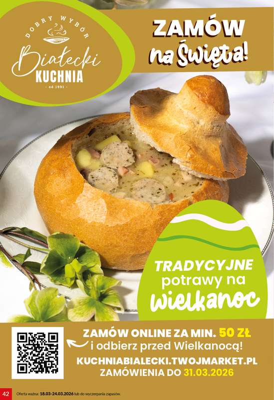 Twój Market - gazetka promocyjna Gazetka od środy 18.03 do wtorku 24.03 - strona 42