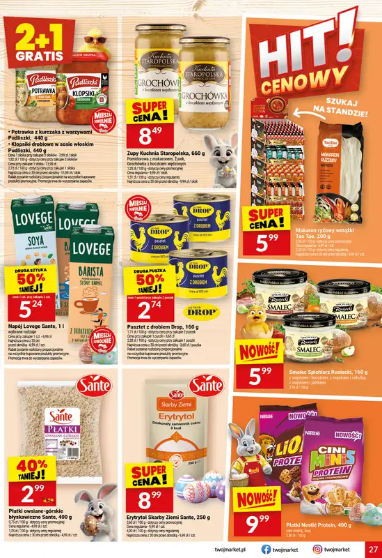 Twój Market - gazetka promocyjna Gazetka od środy 18.03 do wtorku 24.03 - strona 27