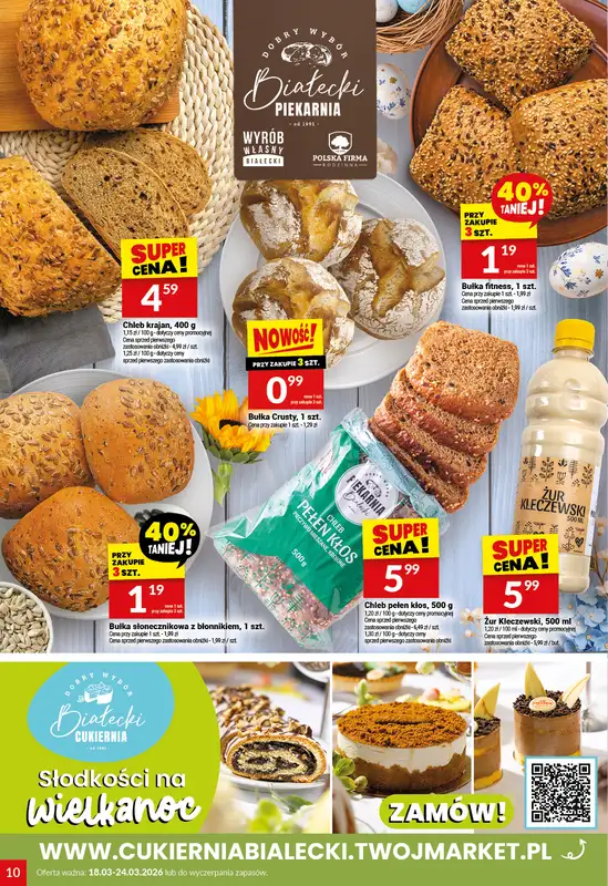 Twój Market - gazetka promocyjna Gazetka od środy 18.03 do wtorku 24.03 - strona 10