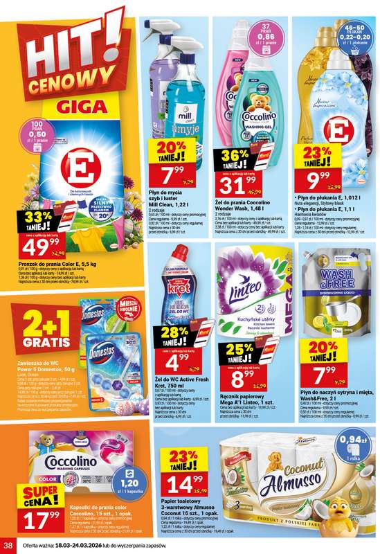 Twój Market - gazetka promocyjna Gazetka od środy 18.03 do wtorku 24.03 - strona 38