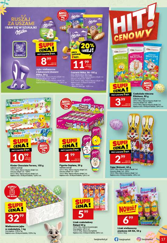 Twój Market - gazetka promocyjna Gazetka od środy 18.03 do wtorku 24.03 - strona 17