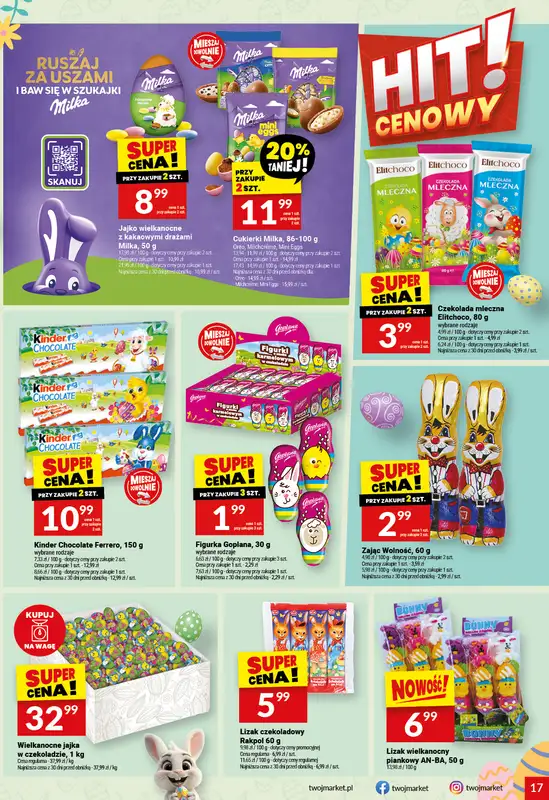 Twój Market - gazetka promocyjna Gazetka od środy 18.03 do wtorku 24.03 - strona 17