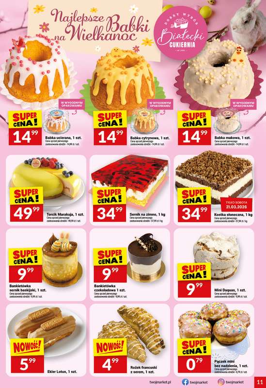 Twój Market - gazetka promocyjna Gazetka od środy 18.03 do wtorku 24.03 - strona 11