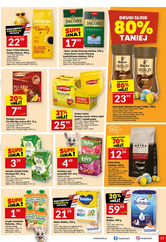 Twój Market - gazetka promocyjna Gazetka od środy 18.03 do wtorku 24.03 - strona 19