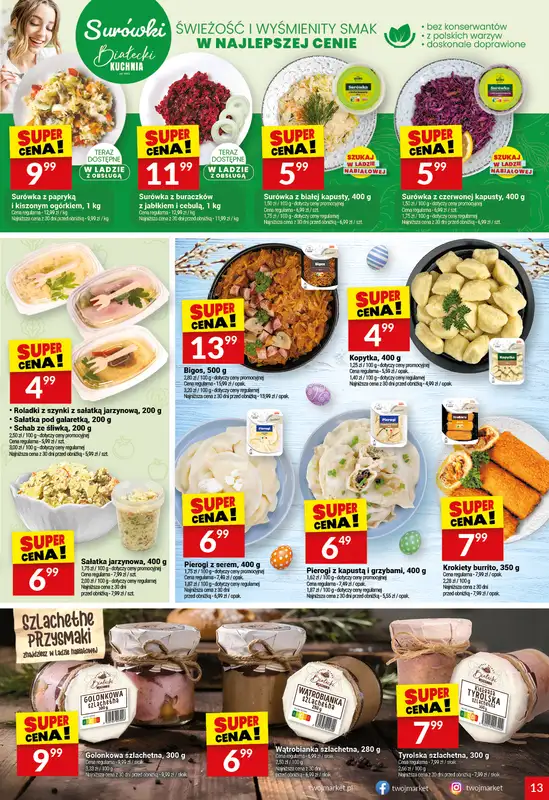 Twój Market - gazetka promocyjna Gazetka od środy 18.03 do wtorku 24.03 - strona 13