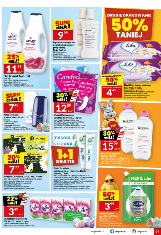 Twój Market - gazetka promocyjna Gazetka od środy 18.03 do wtorku 24.03 - strona 39