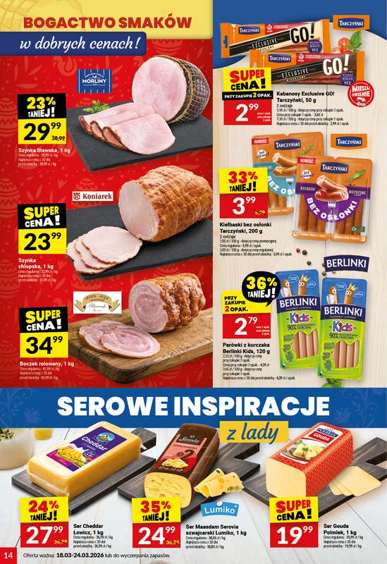Twój Market - gazetka promocyjna Gazetka od środy 18.03 do wtorku 24.03 - strona 14