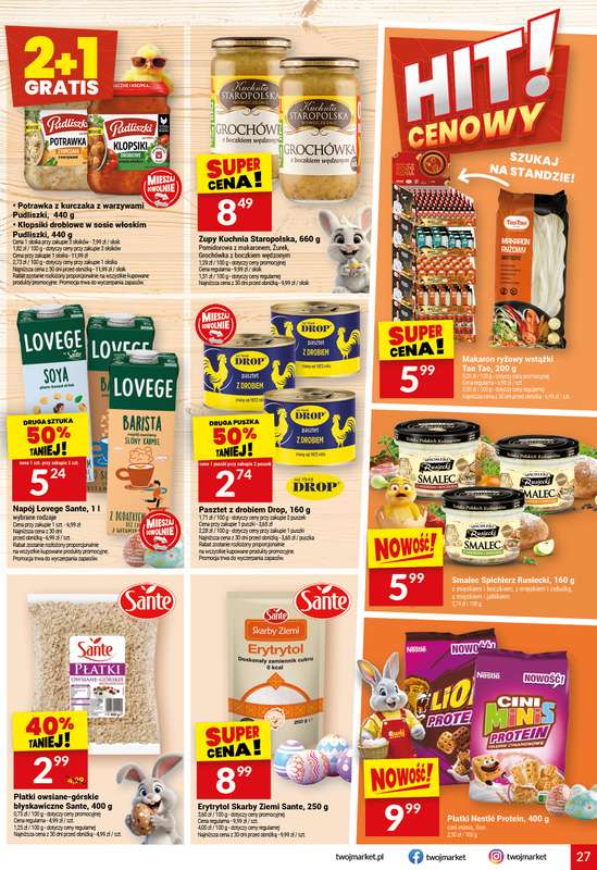 Twój Market - gazetka promocyjna Gazetka od środy 18.03 do wtorku 24.03 - strona 27