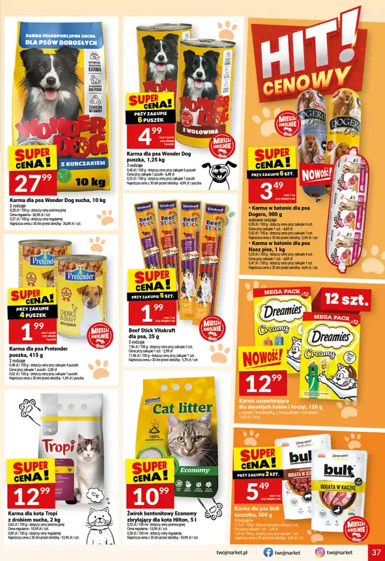 Twój Market - gazetka promocyjna Gazetka od środy 18.03 do wtorku 24.03 - strona 37