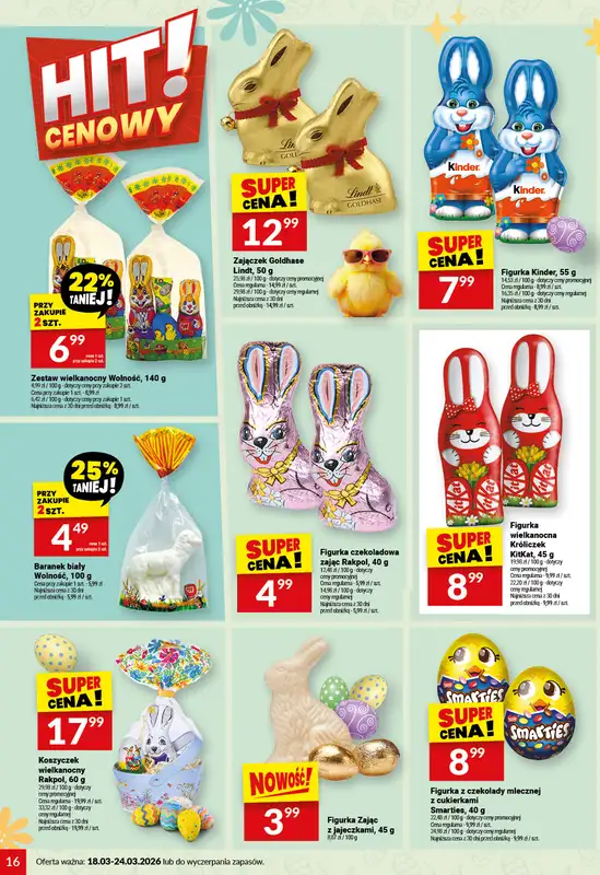 Twój Market - gazetka promocyjna Gazetka od środy 18.03 do wtorku 24.03 - strona 16
