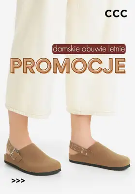 CCC - gazetka promocyjna Damskie obuwie letnie - PROMOCJE od wtorku 17.03 