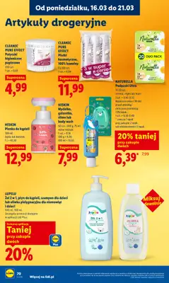 Lidl - gazetka promocyjna Oferta od poniedziałku od poniedziałku 16.03 do środy 18.03 - strona 72