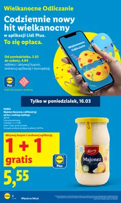 Lidl - gazetka promocyjna Oferta od poniedziałku od poniedziałku 16.03 do środy 18.03 - strona 2