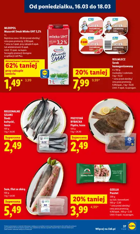 Lidl - gazetka promocyjna Oferta od poniedziałku od poniedziałku 16.03 do środy 18.03 - strona 39
