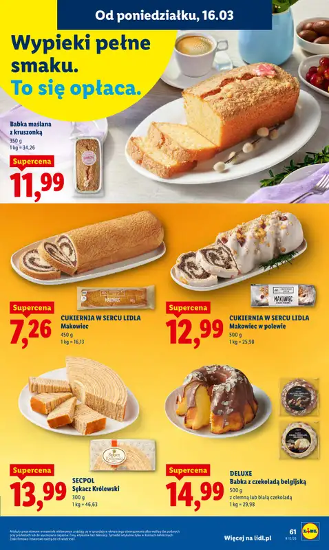 Lidl - gazetka promocyjna Oferta od poniedziałku od poniedziałku 16.03 do środy 18.03 - strona 63