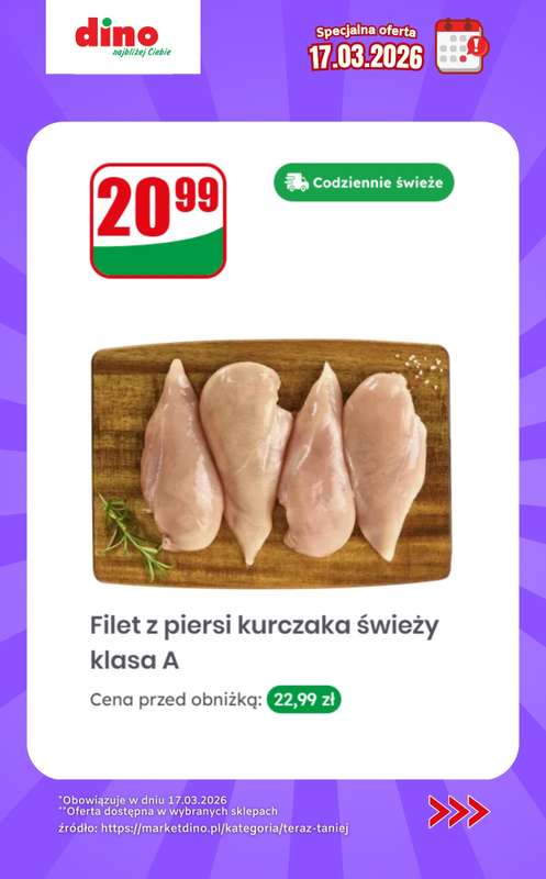 Dino - gazetka promocyjna Specjalna oferta na 17.03.2026 - promocje spoza gazetki od wtorku 17.03 do wtorku 17.03 - strona 4