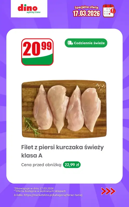 Dino - gazetka promocyjna Specjalna oferta na 17.03.2026 - promocje spoza gazetki od wtorku 17.03 do wtorku 17.03 - strona 4