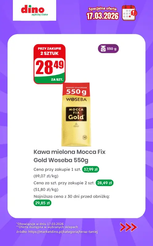 Dino - gazetka promocyjna Specjalna oferta na 17.03.2026 - promocje spoza gazetki od wtorku 17.03 do wtorku 17.03 - strona 11