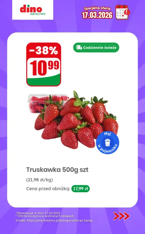 Dino - gazetka promocyjna Specjalna oferta na 17.03.2026 - promocje spoza gazetki od wtorku 17.03 do wtorku 17.03 - strona 9