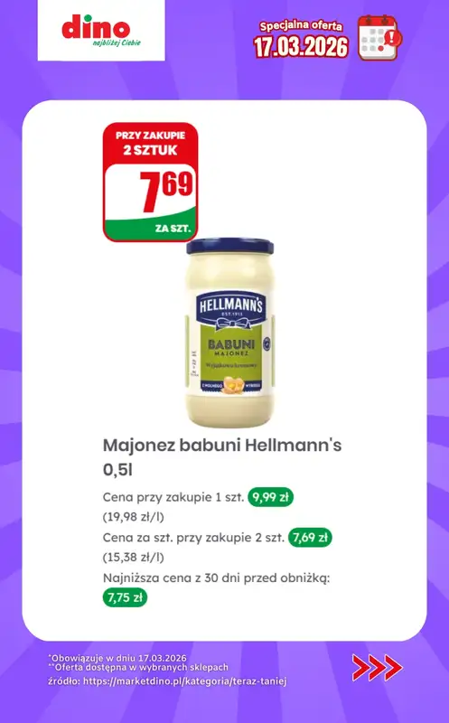 Dino - gazetka promocyjna Specjalna oferta na 17.03.2026 - promocje spoza gazetki od wtorku 17.03 do wtorku 17.03 - strona 6