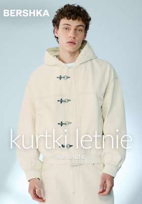 Bershka - gazetka promocyjna Męskie kurtki letnie od wtorku 17.03 